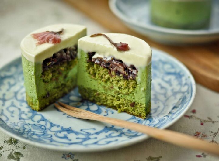Matcha Mousse Cake Dessert Jepang Sentuhan Premium