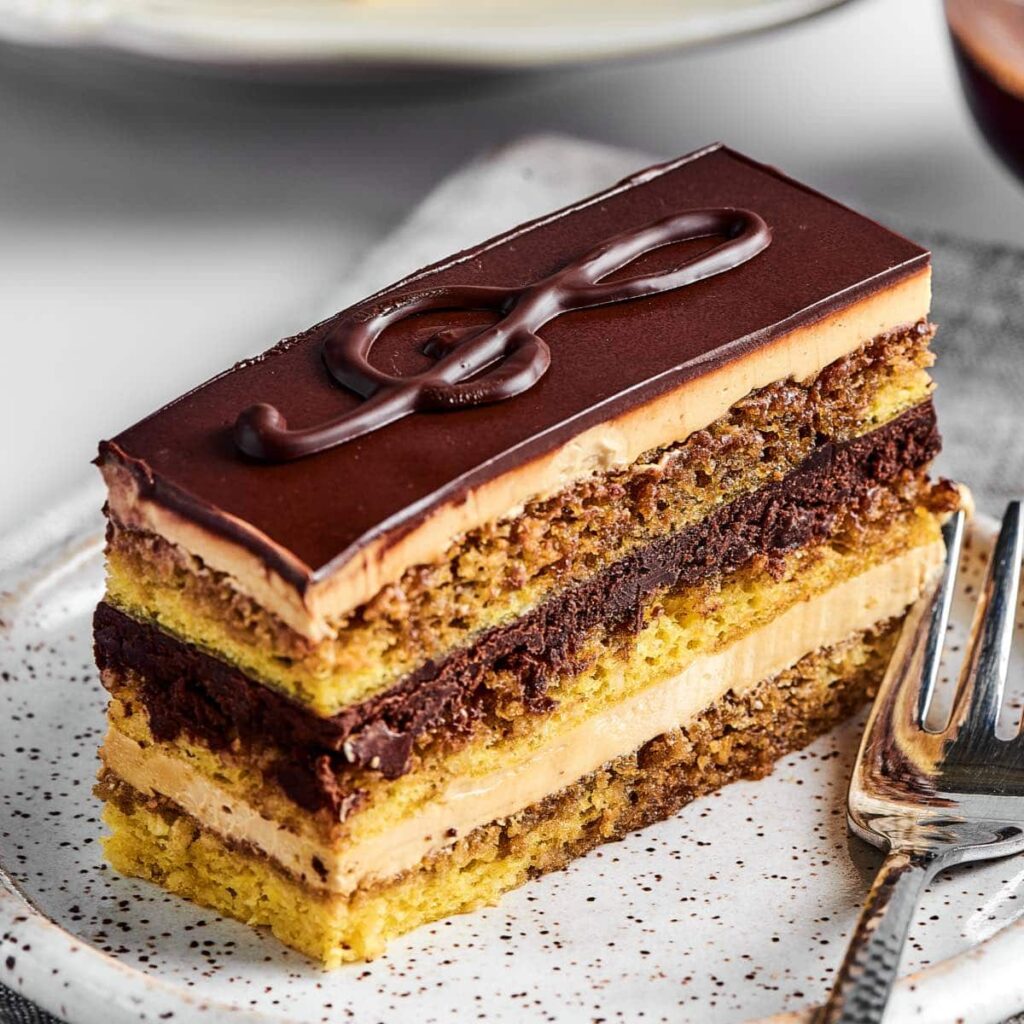 Opera Cake Prancis, Kue Cokelat Kopi yang Mewah